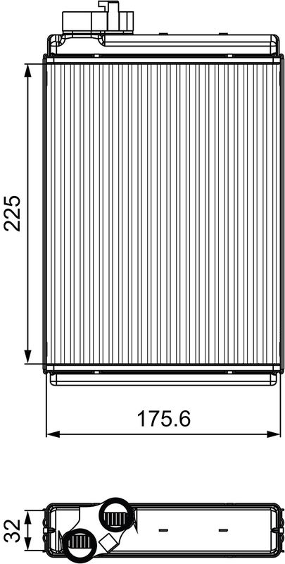 VALEO Wärmetauscher, Innenraumheizung (811507) Thumbnail